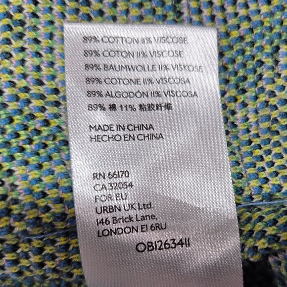 Anthropologie Maeve Cardigan XS Savannah Contrast Floral Animal Print Boho - Picture 8 of 12